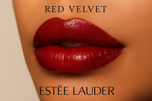 Estee Lauder Lipstick Red Velvet Creamy Glossy Finish  High-end Premium
