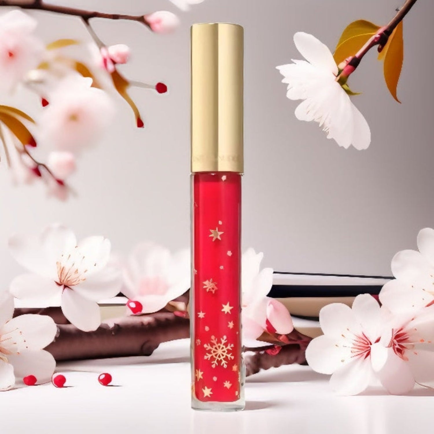 Estee Lauder Lip Gloss Tender Trap 107 - luxurious red tinted lip gloss