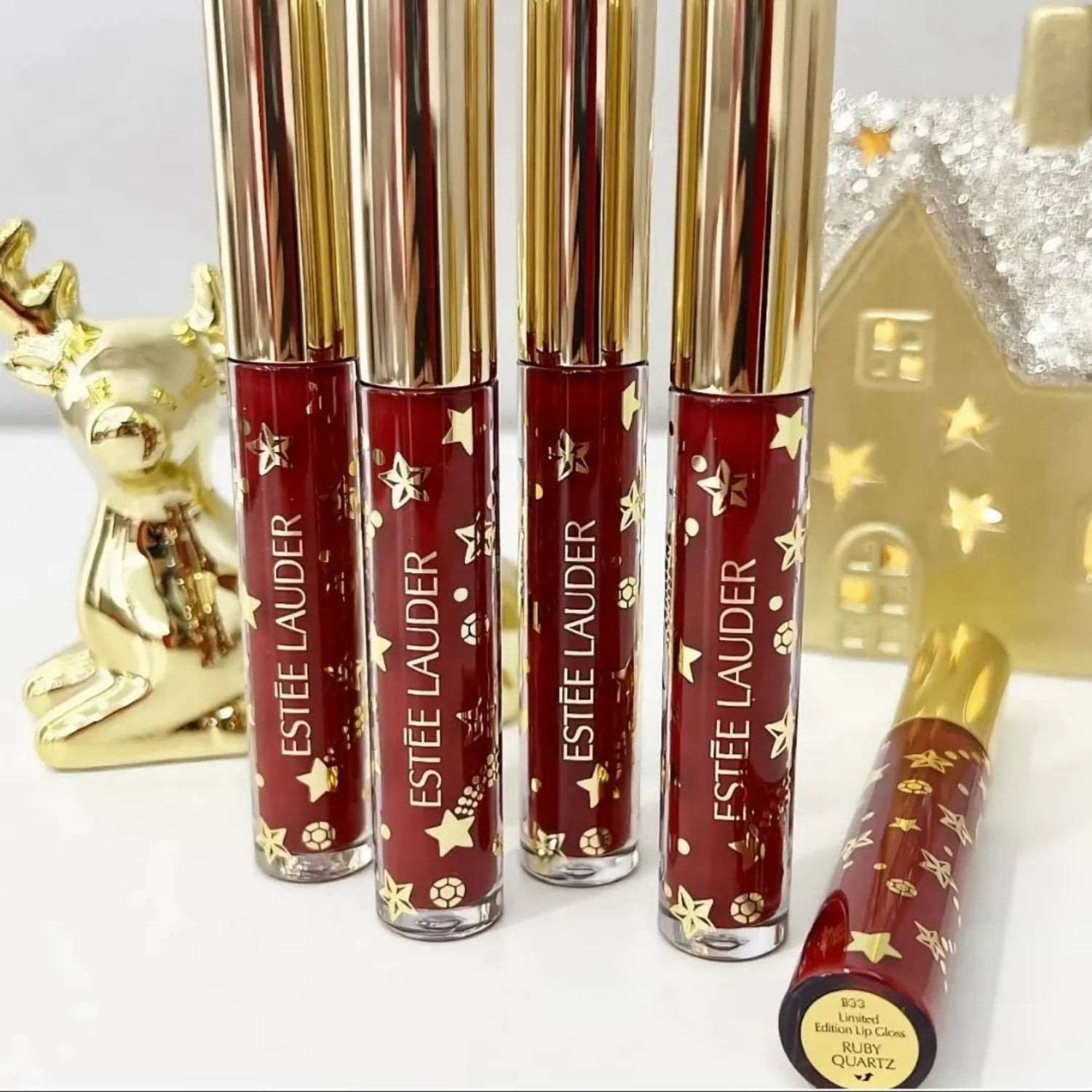 Estee Lauder Plumping Lip Gloss in Ruby Quartz - Premium Beauty