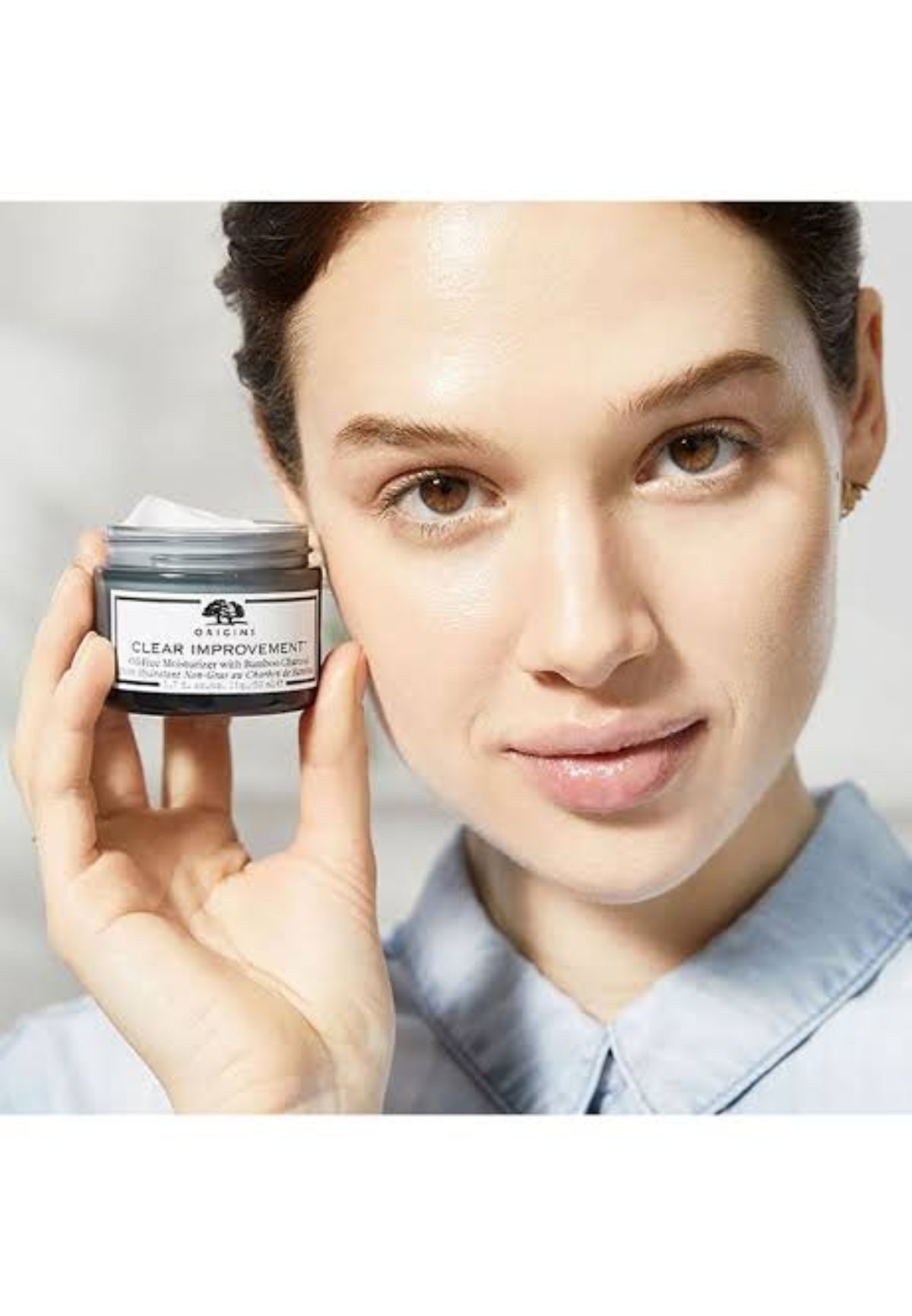 Origins Clear Improvement Oil-Free Moisturizer with Bamboo Charcoal for Acne-Prone Skin