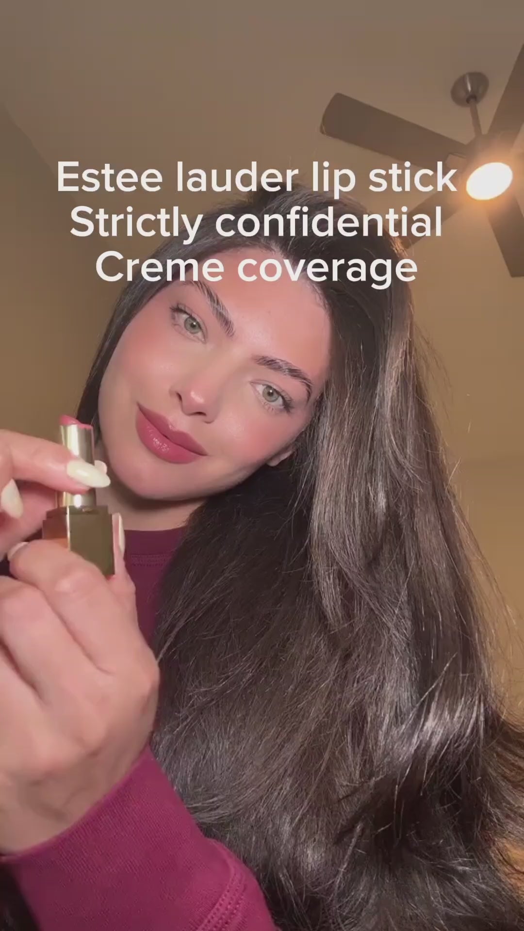 Estee Lauder Lip Stick Strictly Confidential Creme Coverage High-end