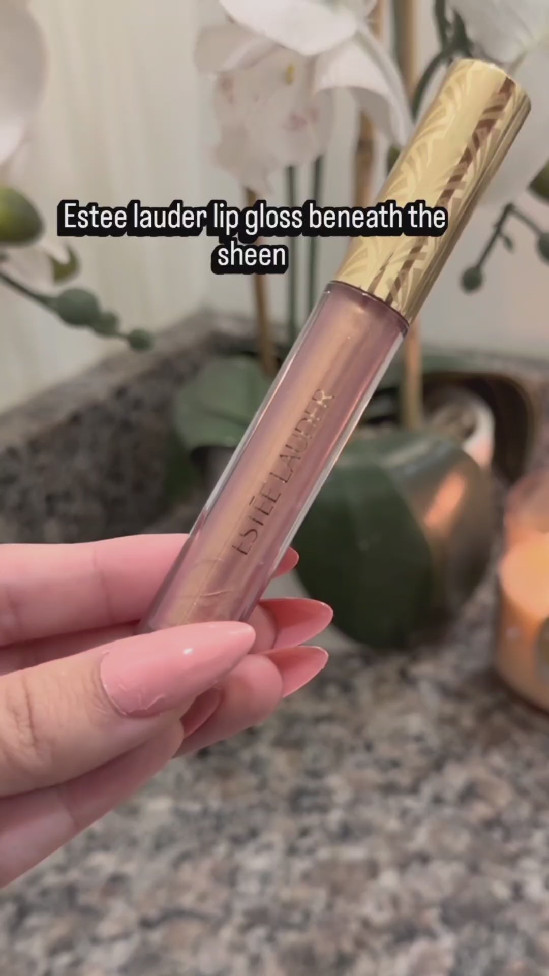 Estee Lauder Lip Gloss Beneath The Sheen High-end luxury Premium Cosmetics