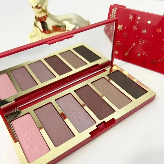 Estee Lauder Celestial Glam Eyeshadow Palette with matte and shimmer shades for professional makeup looks