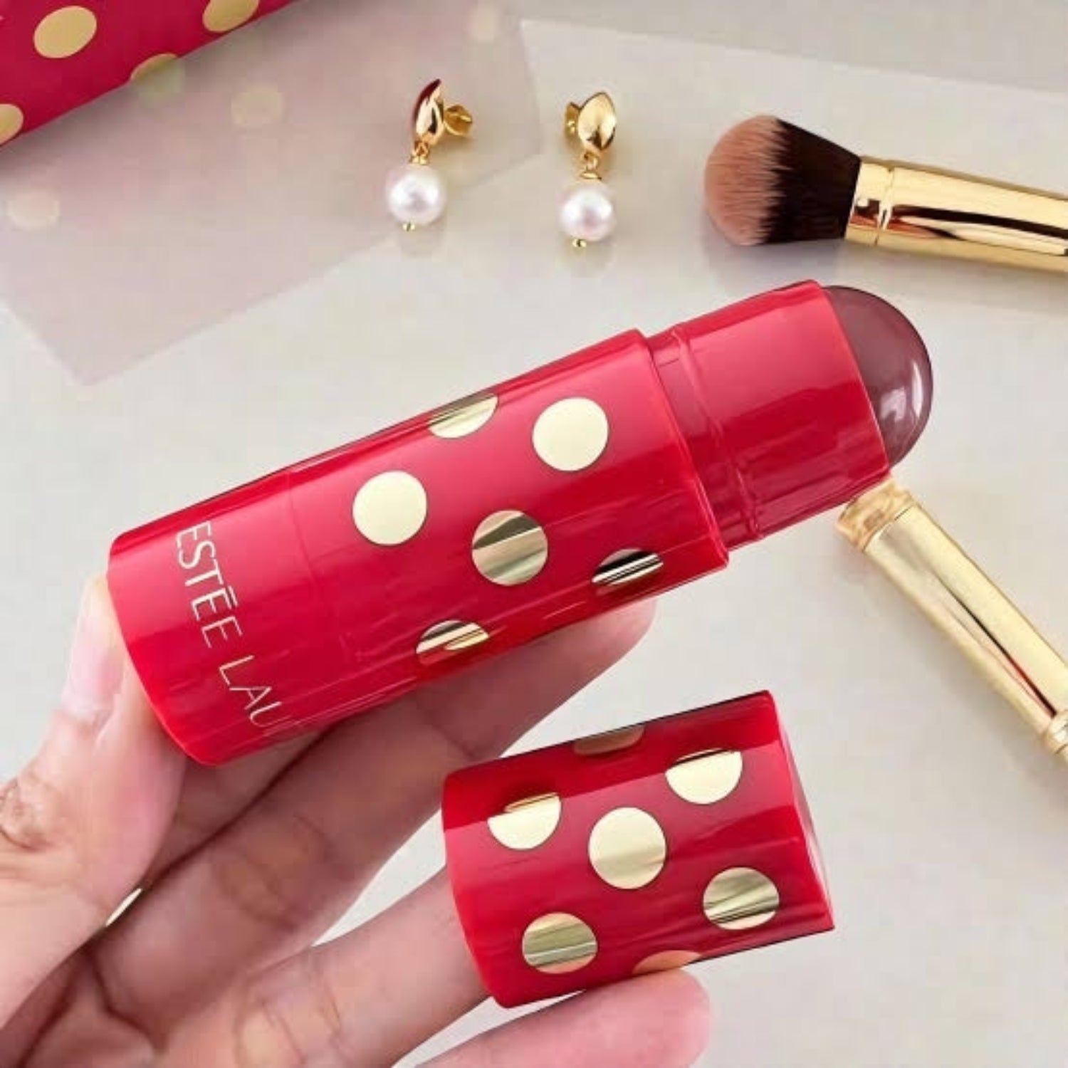 High-end blush stick from Estee lauder multi use