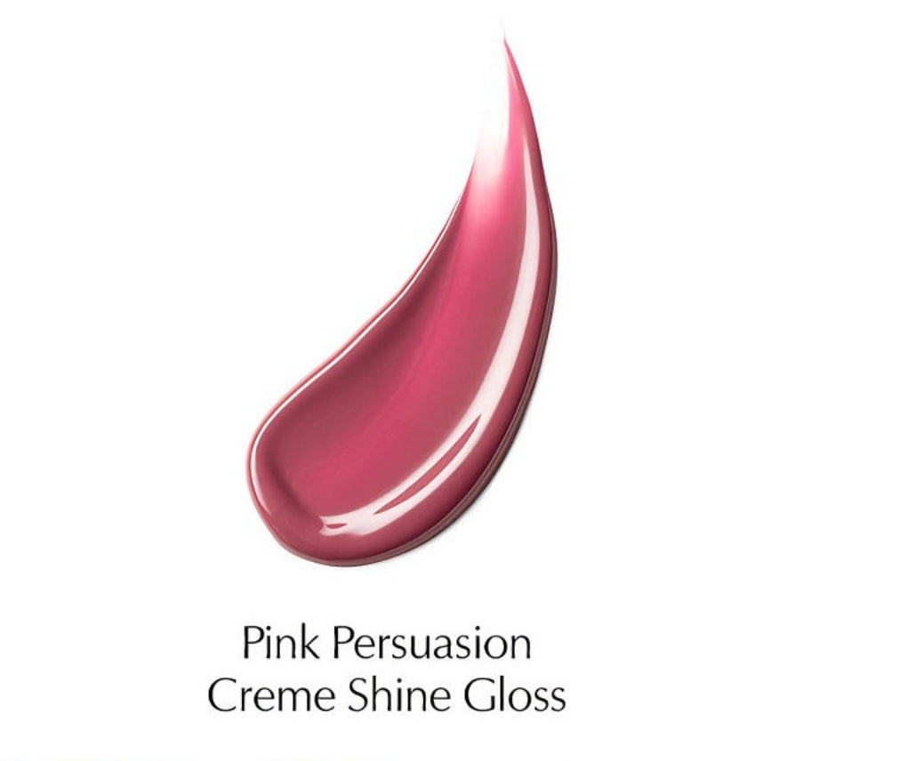  Estee Lauder Pink Persuasion Lip Gloss Swatch - Natural Pink Shade on Lips