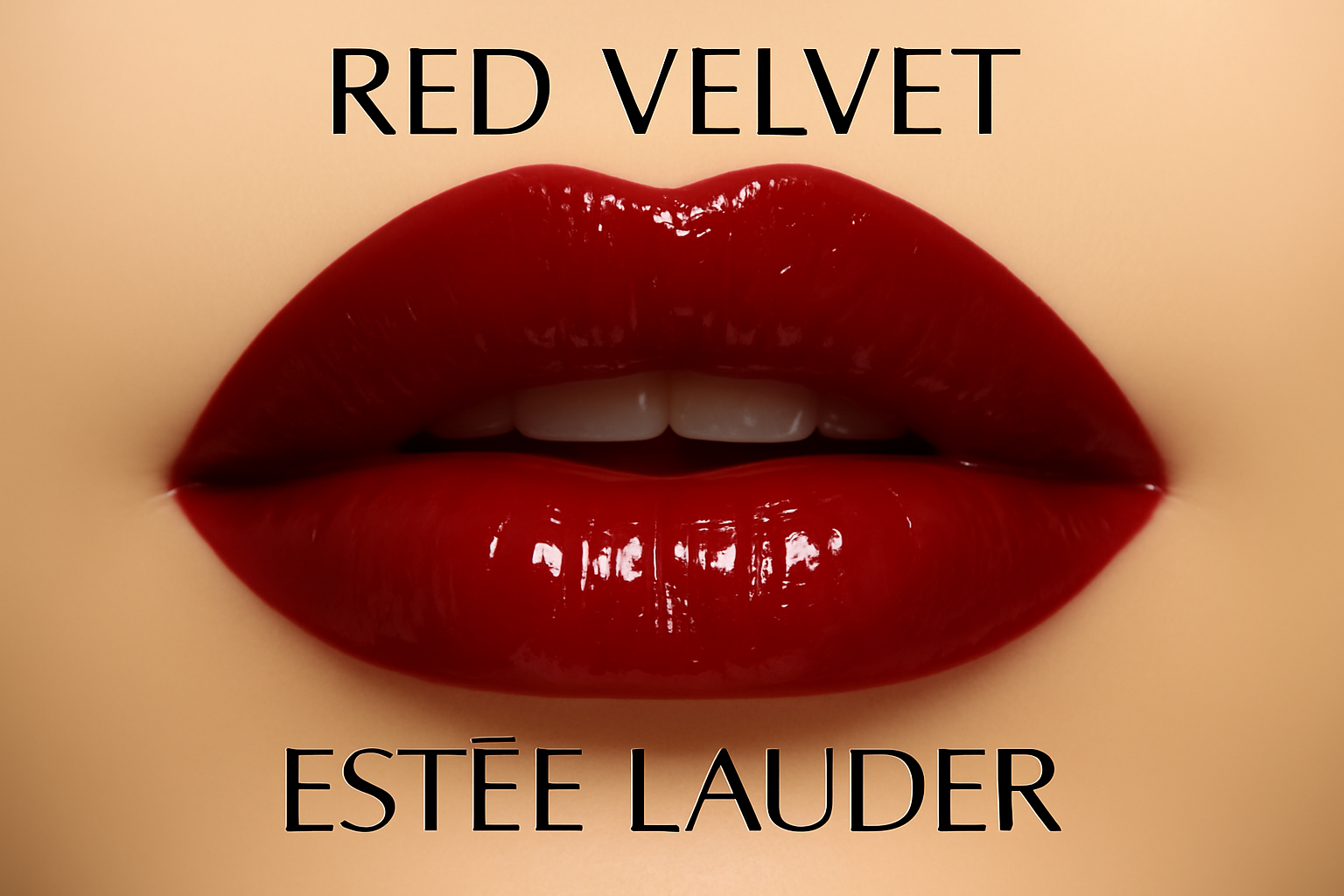 Estee Lauder Lipstick Red Velvet Creamy Glossy Finish  High-end Premium 