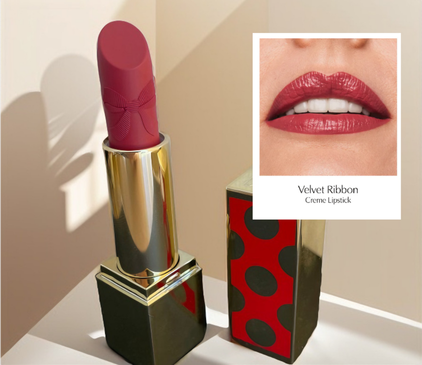 Estee lauder lip stick velvet Ribbon creamy coverage 