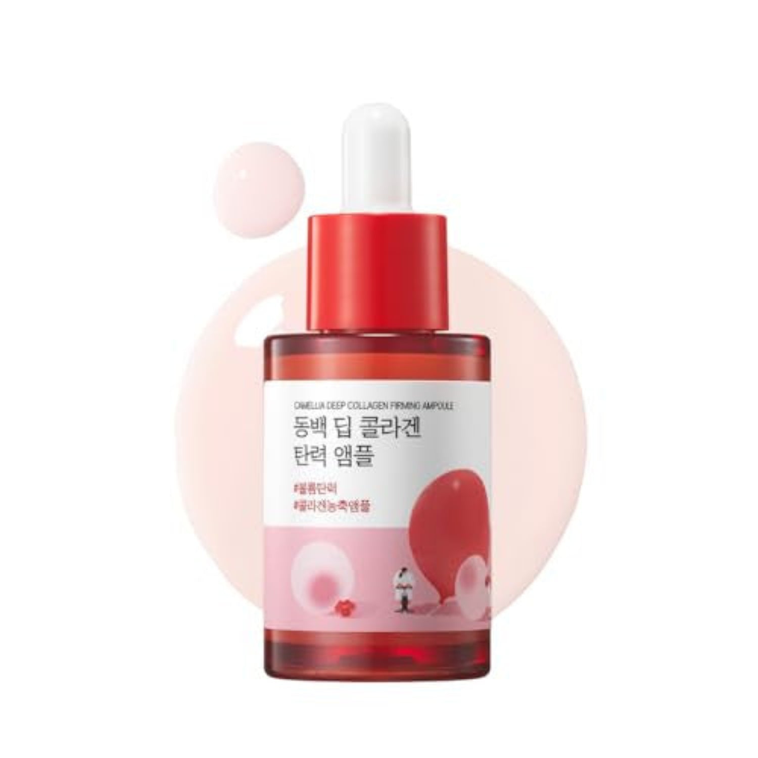ROUND LAB Camellia Deep Collagen Firming Ampoule 30ml Korean skincare