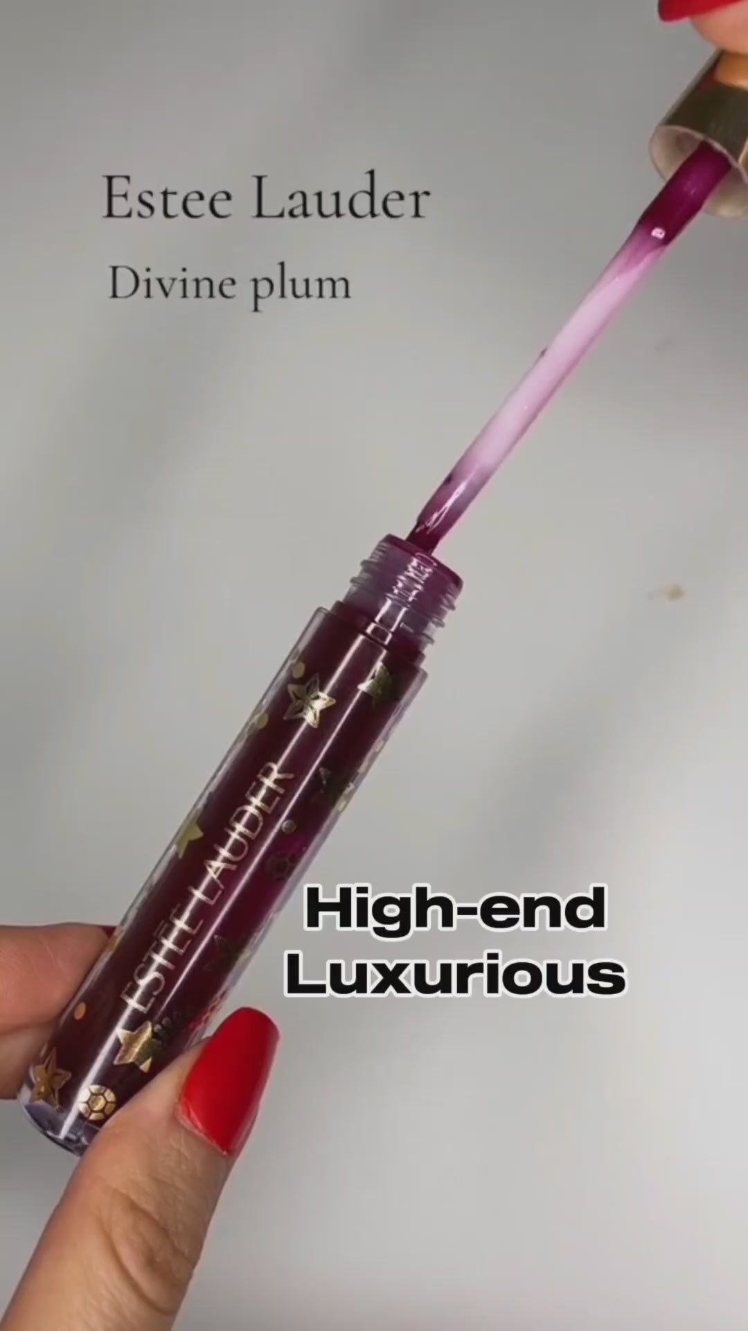 Estee Lauder Lip Gloss Divine Plum High-end Luxurious Premium cosmetics 