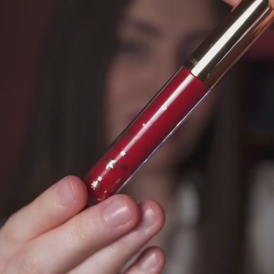 Estee Lauder Lip Gloss Ruby Quartz Red Shade Long-lasting High-end Plumping Lip Gloss 