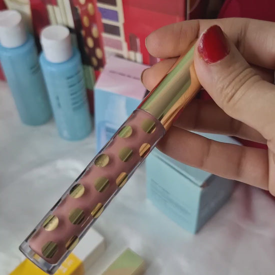 Estee lauder lip gloss dazzle me swatches high-end luxury 