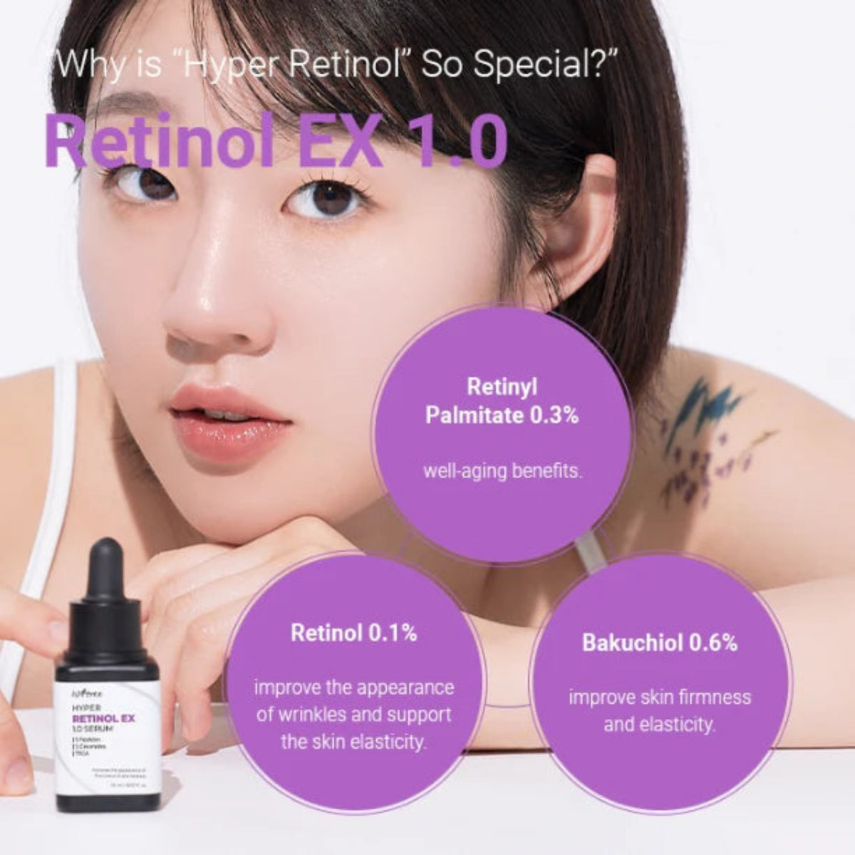 retinol hyper ex serum 1% anti aging skincare